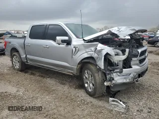 2022 Ford F-150 XL with VIN 1FTFW1E87NFC33889, listed as a Copart auction lot 47225195 with 89,216 mi miles and Salvage Title. Bid and sale history available at carsss.com. Image 4.