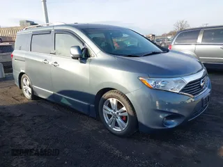 2012 Nissan Quest SL with VIN JN8AE2KP9C9047446, listed as a IAAI auction lot 41666410 with 153,719 mi miles. Bid and sale history available at carsss.com. Image 1.