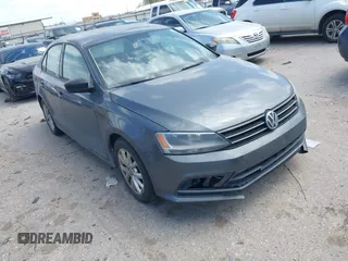 2015 Volkswagen Jetta Sedan 1.8T SE with VIN 3VWD17AJ1FM241454, listed as a IAAI auction lot 41819906 with 151,947 mi miles. Bid and sale history available at carsss.com. Image 1.