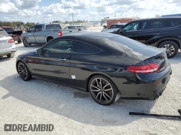 2021 Mercedes-Benz C 43 AMG with VIN W1KWJ6EB0MG091570, listed as a Copart auction lot 77256964 with Not provided miles and Non repairable. Bid and sale history available at DreamBid. Image 2.