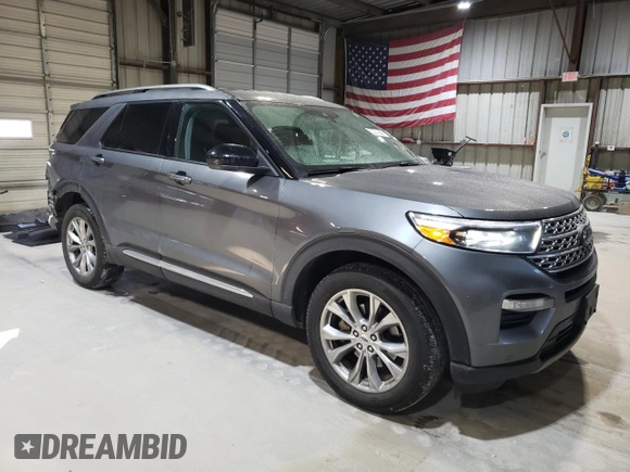 2024 Ford Explorer Limited with VIN 1FMSK8FH6RGA30957, listed as a Copart auction lot 42499775 with 33,268 mi miles and Clean Title. Bid and sale history available at carsss.com. Image 4.