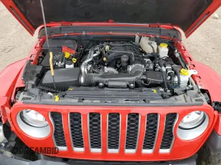 2022 Jeep Gladiator High Altitude with VIN 1C6HJTFG2NL135841, listed as a Copart auction lot 50785915 with 35,309 mi miles and Salvage title. Bid and sale history available at DreamBid. Image 11.