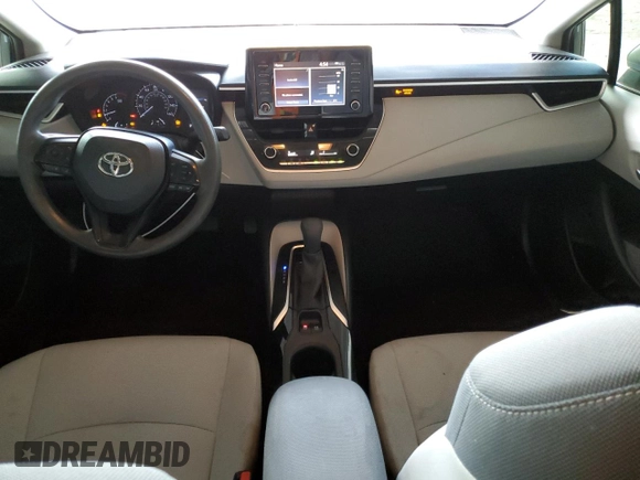2020 Toyota Corolla L with VIN JTDDPRAE2LJ079455, listed as a Copart auction lot 48621015 with 90,646 mi miles and Salvage Title. Bid and sale history available at carsss.com. Image 8.