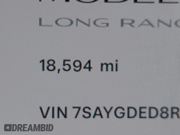 2024 Tesla Model Y z VIN 7SAYGDED8RF158878, wystawiony jako IAAI lot #42514586 z przebiegiem 18 594 mil mil oraz . Historia ofert i sprzedaży dostępna na DreamBid. Obrazek 15.
