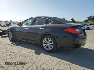 2011 Infiniti M37 with VIN JN1BY1AP0BM324986, listed as a Copart auction lot 53671215 with 187,490 mi miles and Salvage Title. Bid and sale history available at carsss.com. Image 2.