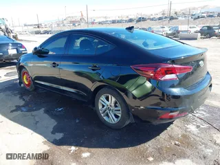 2020 Hyundai Elantra SEL with VIN KMHD84LF0LU927820, listed as a IAAI auction lot 41645762 with 47,111 mi miles. Bid and sale history available at carsss.com. Image 3.
