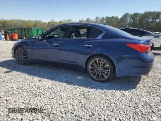 2017 Infiniti Q50 Red Sport 400 z VIN JN1FV7AP5HM851282, wystawiony jako Copart lot #50292255 z przebiegiem 92 513 mil mil oraz Czysty tytuł • Clean title. Historia ofert i sprzedaży dostępna na DreamBid. Obrazek 2.