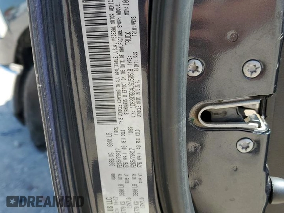 2018 Ram 1500 Big Horn z VIN 1C6RR7GG4JS150618, wystawiony jako Copart lot #51755015 z przebiegiem 141 206 mil mil oraz Szkoda całkowita • Salvage title. Historia ofert i sprzedaży dostępna na DreamBid. Obrazek 12.