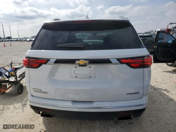 2023 Chevrolet Traverse Premier with VIN 1GNERKKW7PJ204895, listed as a Copart auction lot 45606125 with 17,476 mi miles and Salvage Title. Bid and sale history available at carsss.com. Image 6.
