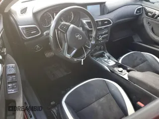 2017 Infiniti QX30 Sport with VIN SJKCH5CP1HA020580, listed as a Copart auction lot 75184324 with 0 mi miles and Salvage Title. Bid and sale history available at carsss.com. Image 8.