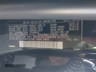 2016 Volvo XC60 T5 Premier с VIN YV4612RK7G2828503, выставлен на аукционе IAAI как лот 42176880 с пробегом 64 324 миль миль и . История ставок и продаж доступна на DreamBid. Изображение 9.