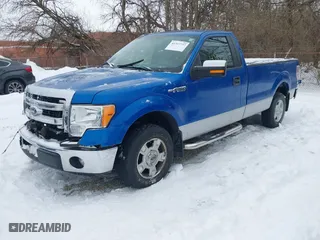 2014 Ford F-150 XL with VIN 1FTMF1CM4EKE36883, listed as a IAAI auction lot 41317737 with 50,667 mi miles. Bid and sale history available at carsss.com. Image 2.