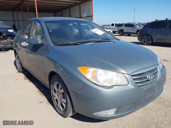 2010 Hyundai Elantra SE with VIN KMHDU4AD3AU905188, listed as a IAAI auction lot 40845294 with 157,958 mi miles. Bid and sale history available at carsss.com. Image 1.