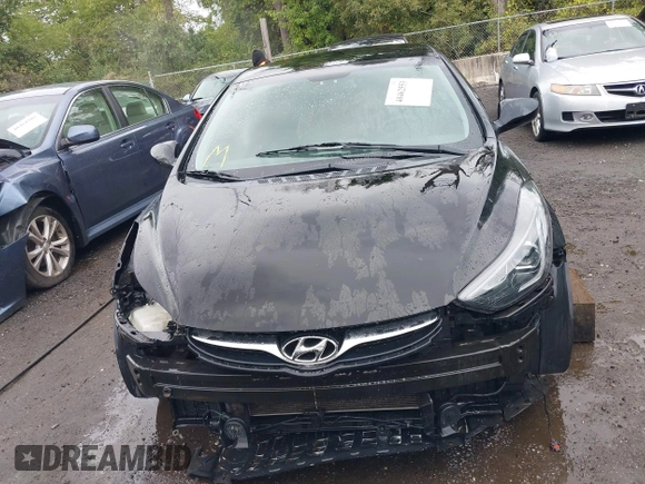 2012 Hyundai Elantra Limited with VIN KMHDH4AE0CU288395, listed as a IAAI auction lot 40462553 with 108,367 mi miles. Bid and sale history available at carsss.com. Image 12.