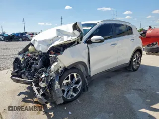 2020 Kia Sportage EX with VIN KNDPN3AC9L7773975, listed as a Copart auction lot 56851565 with 75,929 mi miles and Salvage title. Bid and sale history available at DreamBid. Image 1.