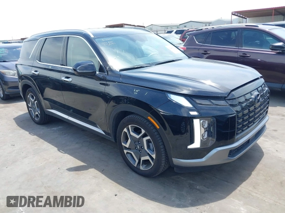 2024 Hyundai Palisade Limited z VIN KM8R5DGE9RU681973, wystawiony jako IAAI lot #42245991 z przebiegiem 28 258 mil mil oraz . Historia ofert i sprzedaży dostępna na DreamBid. Obrazek 1.