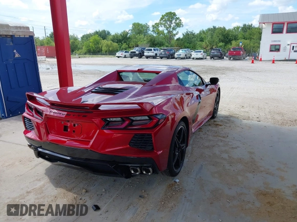 2023 Chevrolet Corvette 2LT with VIN 1G1YB3D42P5104457, listed as a IAAI auction lot 39539767 with 23,669 mi miles. Bid and sale history available at carsss.com. Image 4.
