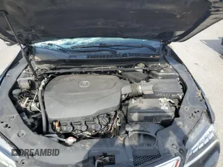 2015 Acura TLX V6 with VIN 19UUB2F36FA017785, listed as a Copart auction lot 55942425 with Not provided miles and Salvage title. Bid and sale history available at DreamBid. Image 11.