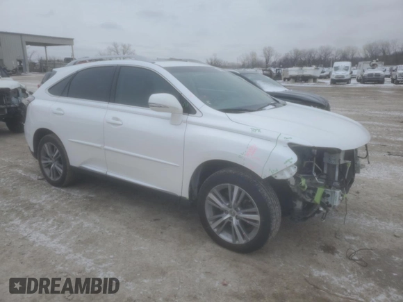 2015 Lexus RX 350 with VIN 2T2BK1BA2FC264667, listed as a Copart auction lot 45875085 with 109,746 mi miles and Salvage Title. Bid and sale history available at DreamBid. Image 4.