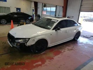 2017 Audi A4 Season of Audi Premium with VIN WAUDNAF40HN044935, listed as a Copart auction lot 49619005 with 99,930 mi miles and Salvage Title. Bid and sale history available at carsss.com. Image 1.