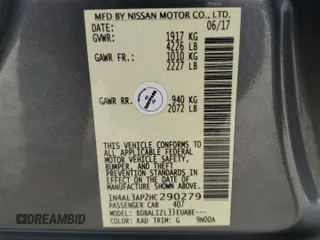 2017 Nissan Altima SV with VIN 1N4AL3AP2HC290279, listed as a Copart auction lot 63930815 with 79,072 mi miles and Salvage title. Bid and sale history available at DreamBid. Image 12.