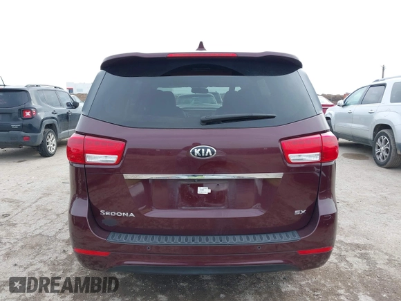 2017 Kia Sedona EX with VIN KNDMC5C11H6278098, listed as a IAAI auction lot 41581577 with 98,748 mi miles. Bid and sale history available at carsss.com. Image 16.