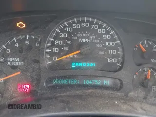2005 Chevrolet Suburban LT with VIN 3GNFK16Z75G159642, listed as a IAAI auction lot 41541211 with 184,752 mi miles and . Bid and sale history available at DreamBid. Image 7.