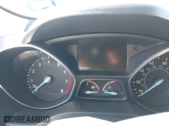 2017 Ford Escape S with VIN 1FMCU0F72HUE94674, listed as a IAAI auction lot 40860903 with 80,490 mi miles. Bid and sale history available at carsss.com. Image 7.