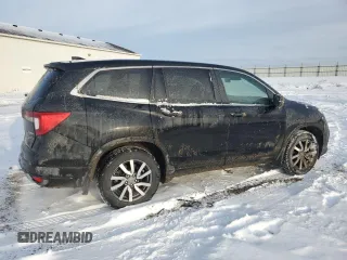 2022 Honda Pilot EX-L with VIN 5FNYF6H55NB035937, listed as a Copart auction lot 45306475 with 40,374 mi miles and Salvage Title. Bid and sale history available at carsss.com. Image 3.