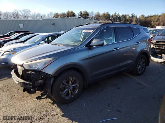 2013 Hyundai Santa Fe Sport with VIN 5XYZUDLB2DG020962, listed as a Copart auction lot 46402215 with 185,213 mi miles and Salvage Title. Bid and sale history available at carsss.com. Image 1.