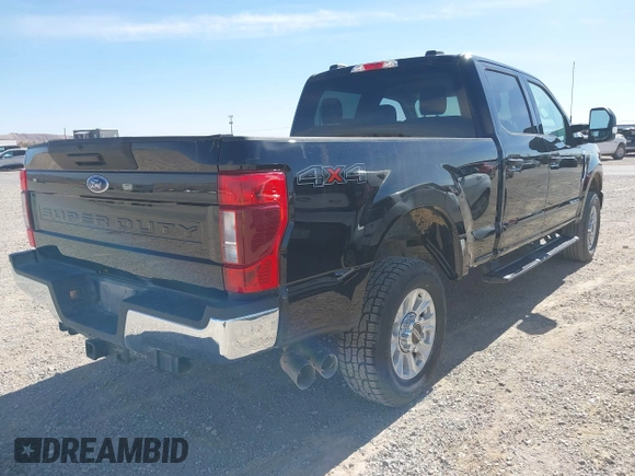 2022 Ford F-250 XL with VIN 1FT7W2BT9NEF60190, listed as a IAAI auction lot 41593504 with 54,540 mi miles and . Bid and sale history available at DreamBid. Image 4.