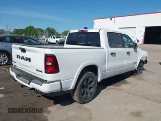 2025 Ram 1500 Big Horn with VIN 1C6SRFFP7SN564294, listed as a IAAI auction lot 41875982 with 2,495 mi miles and . Bid and sale history available at DreamBid. Image 4.