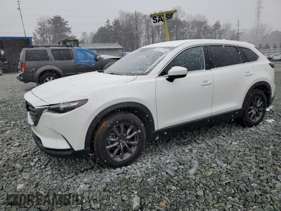 2022 Mazda CX-9 Sport with VIN JM3TCBBY5N0606542, listed as a Copart auction lot 46121915 with 53,510 mi miles and Salvage Title. Bid and sale history available at carsss.com. Image 1.
