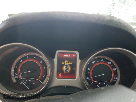 2012 Dodge Journey SXT with VIN 3C4PDDBG0CT260846, listed as a Copart auction lot 62384985 with 99,309 mi miles and Salvage title. Bid and sale history available at DreamBid. Image 9.
