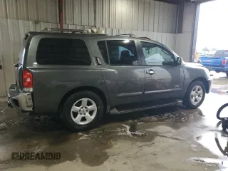 2007 Nissan Armada SE z VIN 5N1BA08A27N700193, wystawiony jako Copart lot #58807975 z przebiegiem 254 318 mil mil oraz Szkoda całkowita • Salvage title. Historia ofert i sprzedaży dostępna na DreamBid. Obrazek 3.