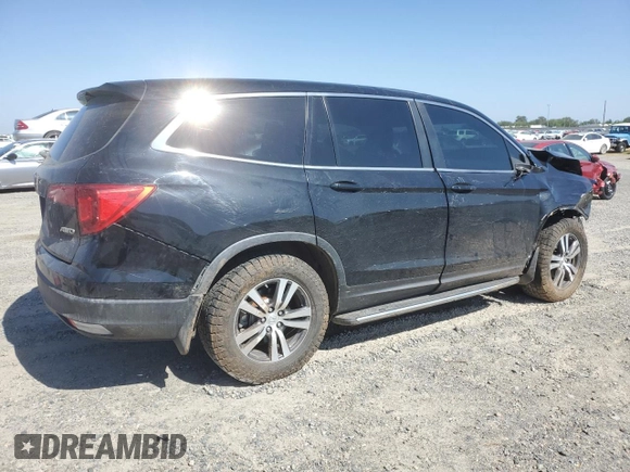 2017 Honda Pilot EX-L z VIN 5FNYF6H59HB092985, wystawiony jako Copart lot #55621225 z przebiegiem 86 510 mil mil oraz Szkoda całkowita • Salvage title. Historia ofert i sprzedaży dostępna na DreamBid. Obrazek 3.