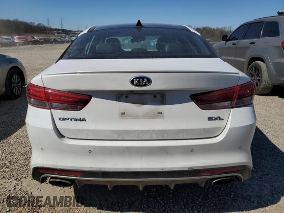 2016 Kia Optima SXL Turbo with VIN 5XXGV4L20GG065492, listed as a Copart auction lot 47194615 with 238,679 mi miles and Salvage title. Bid and sale history available at DreamBid. Image 6.