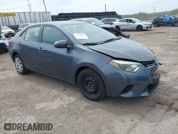 2015 Toyota Corolla L with VIN 2T1BURHE1FC381115, listed as a IAAI auction lot 42088980 with 203,493 mi miles and . Bid and sale history available at DreamBid. Image 1.
