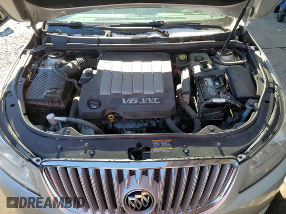 2010 Buick LaCrosse CXL with VIN 1G4GC5GG7AF131233, listed as a Copart auction lot 48121135 with 0 mi miles and Clean Title. Bid and sale history available at carsss.com. Image 11.
