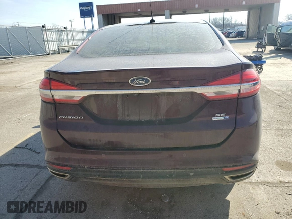 2017 Ford Fusion SE with VIN 3FA6P0T91HR405530, listed as a Copart auction lot 48672505 with 91,733 mi miles and Non repairable. Bid and sale history available at DreamBid. Image 6.