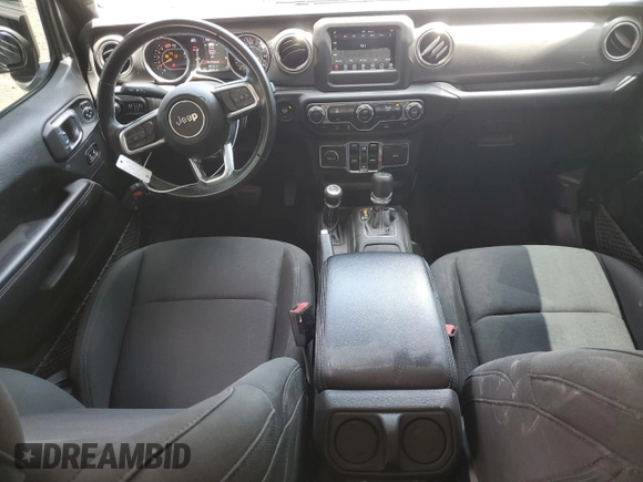 2021 Jeep Wrangler Unlimited Sahara с VIN 1C4HJXEN2MW645748, выставлен на аукционе Copart как лот 56001495 с пробегом 88 737 миль миль и Списание • Salvage title. История ставок и продаж доступна на DreamBid. Изображение 8.