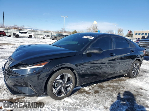 2023 Hyundai Elantra SEL with VIN 5NPLS4AG3PH098612, listed as a Copart auction lot 84548734 with 26,258 mi miles and Salvage Title. Bid and sale history available at DreamBid. Image 1.