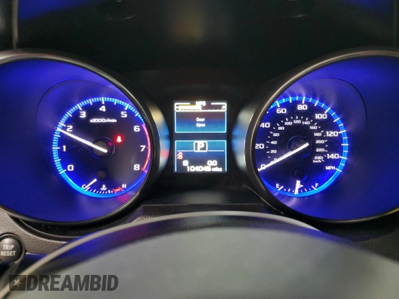 2017 Subaru Outback Premium with VIN 4S4BSACC8H3395565, listed as a Copart auction lot 45200505 with 104,045 mi miles and Salvage Title. Bid and sale history available at DreamBid. Image 9.