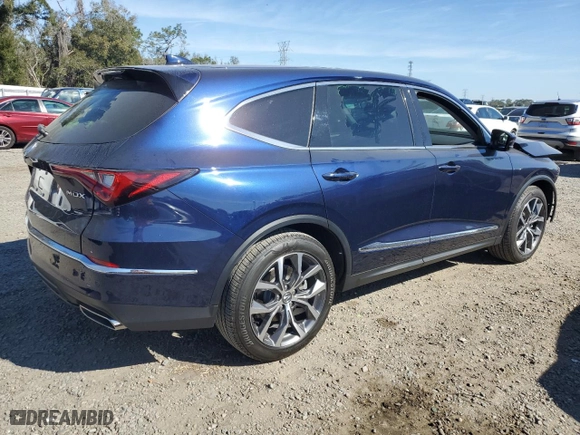 2024 Acura MDX w/Technology Package with VIN 5J8YD9H41RL002453, listed as a Copart auction lot 89086455 with 8,031 mi miles and Salvage Title. Bid and sale history available at carsss.com. Image 3.