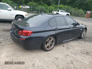 2014 BMW 5 Series 528i xDrive with VIN WBA5A7C51ED612286, listed as a Copart auction lot 62459515 with 165,765 mi miles and Salvage title. Bid and sale history available at DreamBid. Image 3.