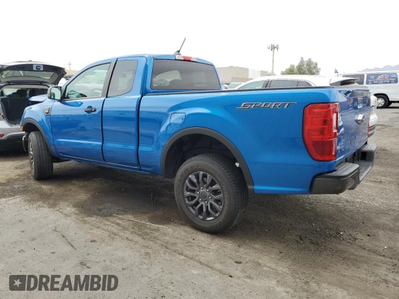 2021 Ford Ranger XL with VIN 1FTER1EH0MLD75309, listed as a Copart auction lot 51147735 with 18,591 mi miles and Salvage title. Bid and sale history available at DreamBid. Image 2.