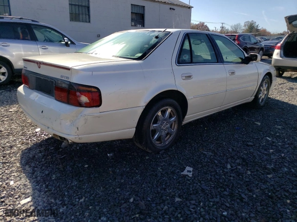 2002 Cadillac Seville Touring STS with VIN 1G6KY54922U151685, listed as a Copart auction lot 78251854 with 0 mi miles and Salvage Title. Bid and sale history available at carsss.com. Image 3.