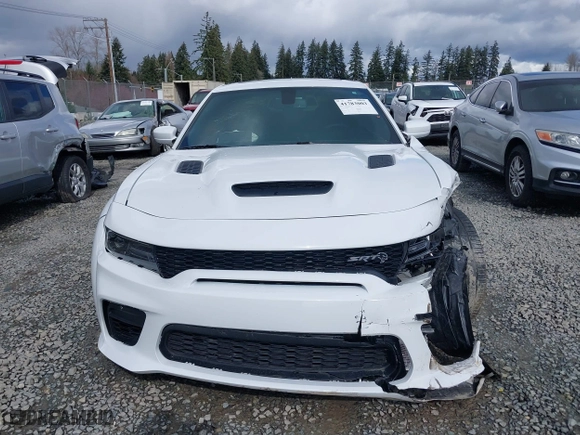 2021 Dodge Charger SRT Hellcat Widebody with VIN 2C3CDXL97MH632150, listed as a IAAI auction lot 41783003 with 11,681 mi miles. Bid and sale history available at carsss.com. Image 13.