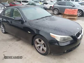 2006 BMW 5 Series 530i with VIN WBANE735X6CM41579, listed as a IAAI auction lot 41929506 with 201,655 mi miles and . Bid and sale history available at carsss.com. Image 1.