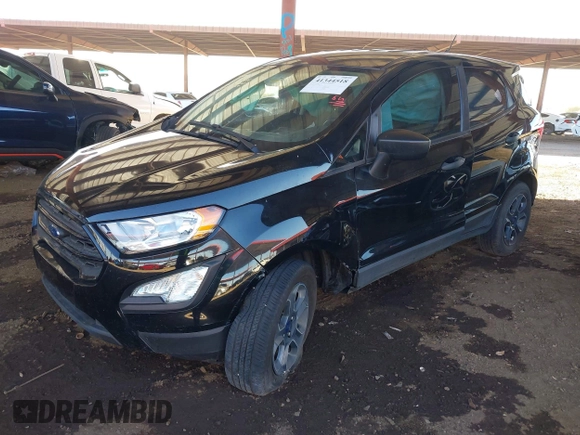 2020 Ford EcoSport S with VIN MAJ3S2FE3LC377288, listed as a IAAI auction lot 41344518 with 61,559 mi miles and . Bid and sale history available at DreamBid. Image 17.